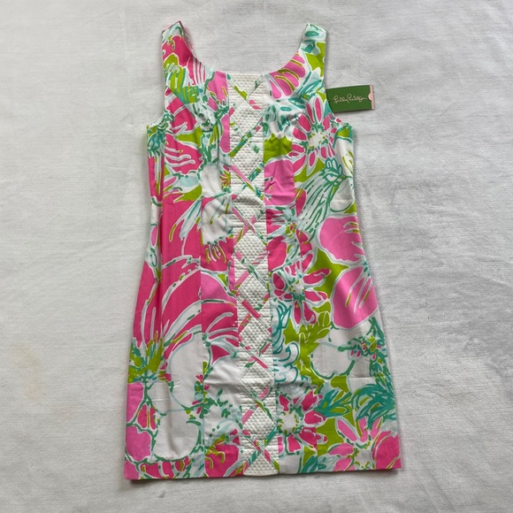 NWT Lilly Pulitzer Cathy shift flamingo pink sz 00 - Picture 1 of 10